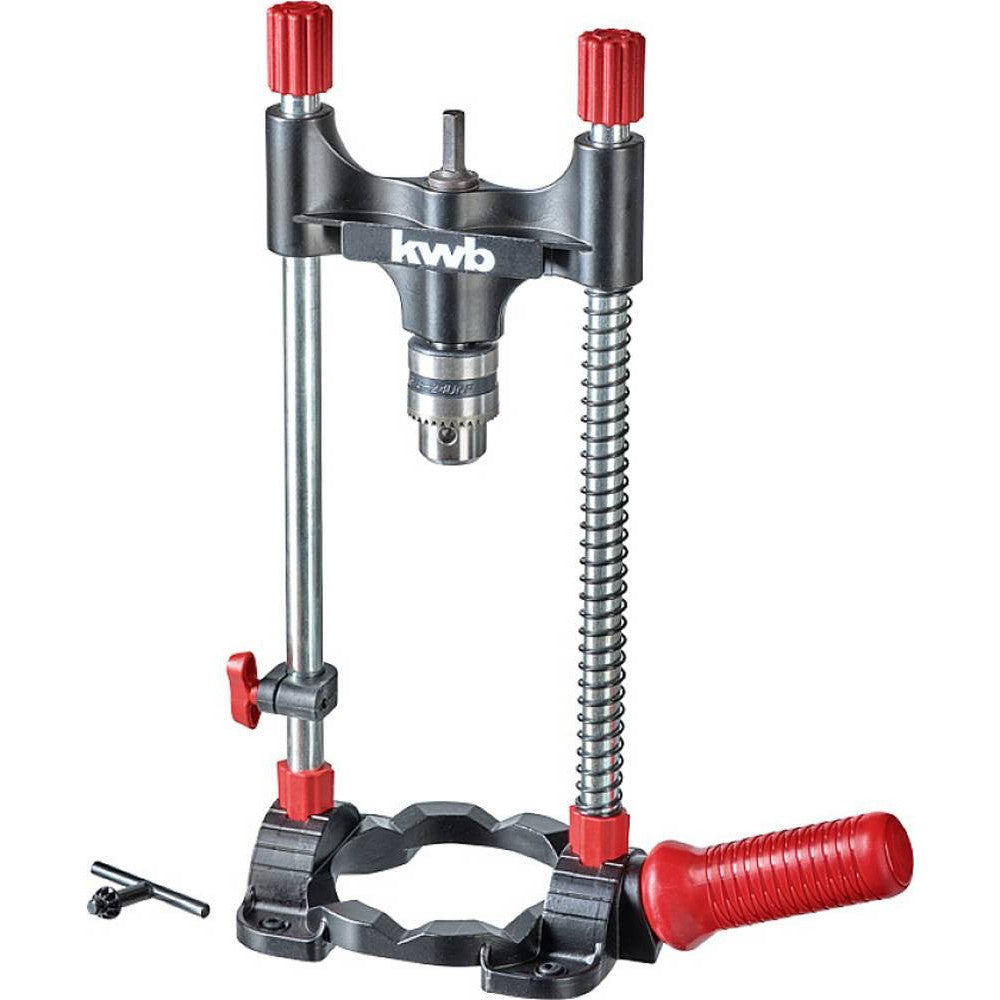 Kwb Pro Portable Drill Stand Guide Chuck for Precision Power Tool Work